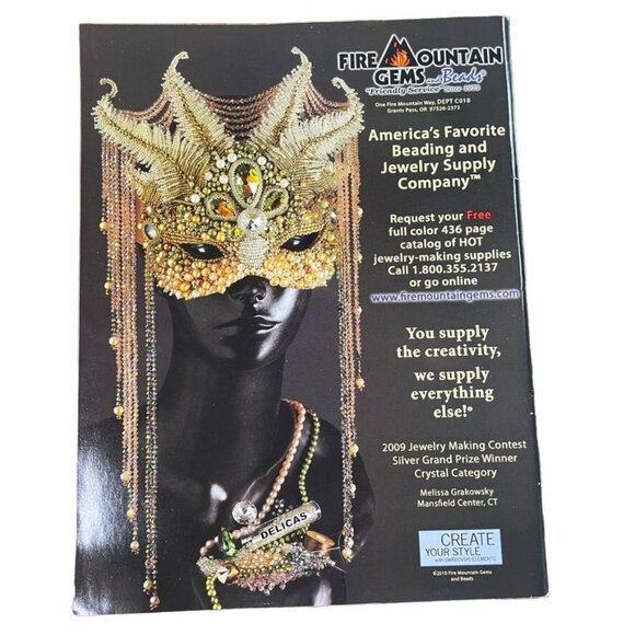 Bead & Button Magazine Jewelry Crafting Book u Oct 2010 Issue 99 3 Technique Bra - Picture 3 of 8